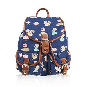 Critters Retro Rucksack Dark-Blue