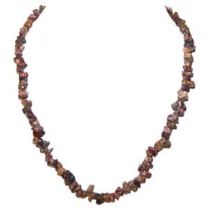 Leopardskin Jasper Chip Necklace