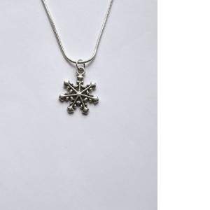 Tibetan Silver Snowflake Pendant