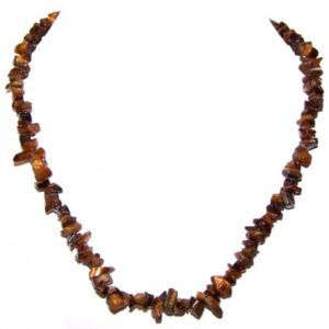 Tigers Eye Chip Necklace