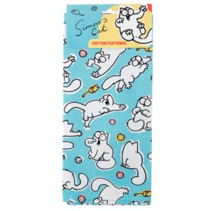Simon's Cat Cotton Tea Towel 