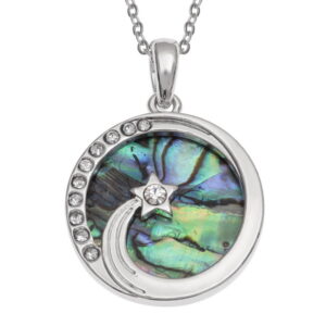 Tide Jewellery inlaid Paua shell Shooting Star pendant