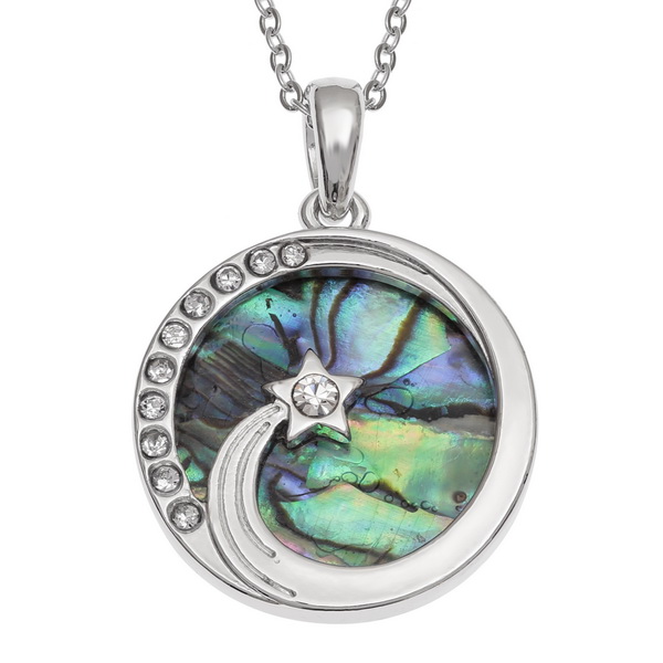 Tide Jewellery inlaid Paua shell Shooting Star pendant